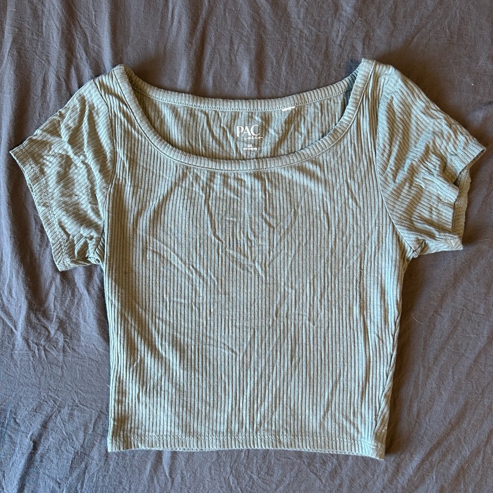 PAC Sun Striped Crop Top